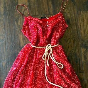 Zara red dress